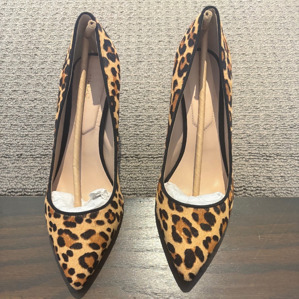 Aldo leopard print ladies heels